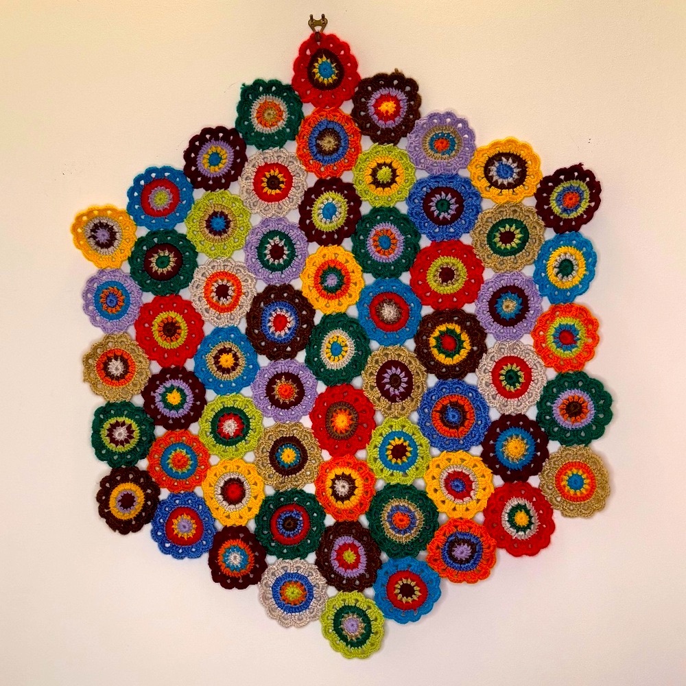 Crazy Crocheted Centerpiece